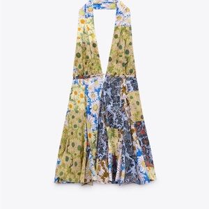 Printed Short Dress | Zara | Size M